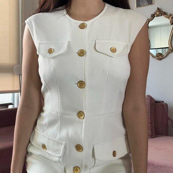 Graduation White Summer Dress - Picture 1 of 6